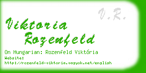 viktoria rozenfeld business card